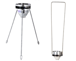 Viscosity flow cup, coating testing