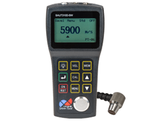 Ultrasonic thickness gauge through paintings