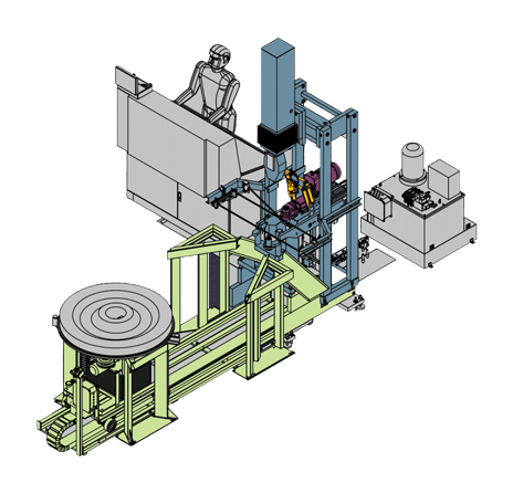 Brinell hardness tester Bre-Aut MAR for the testing of train wheels