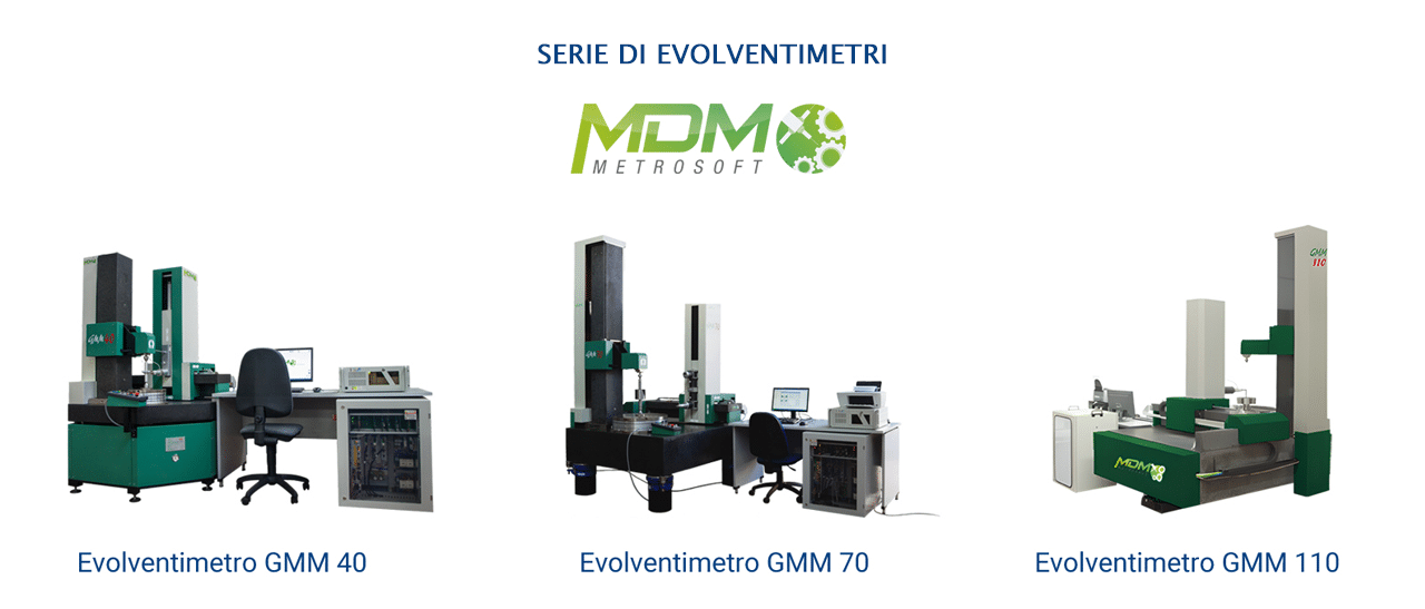 Slider evolventimetri, prova ingranaggi